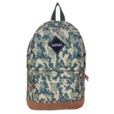 Ba lô thời trang nateka 102 rằn ri navy xám