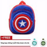 [HCM]Balo trẻ em ngộ nghĩnh (siêu nhân) + Tặng 1 kẹp chống muỗi thảo dược ( màu ngẫu nhiên)