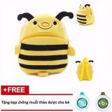 Balo trẻ em ong vàng + Tặng 1 kẹp thảo dược chống muỗi cho bé