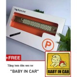 Bảng ghi số điện thoại tặng tem BABY IN CAR