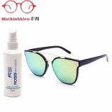 Bộ 1 kính mát nữ và 1 chai nước lau kính mkh fff