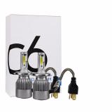 Bộ 2 bóng đèn led c6 cob ôtô h4 36w 4300k