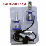 Bộ 2 bóng đèn led ô tô turbo t1-h4 6000k