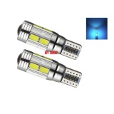 Bộ 2 đèn LED demi xi nhan xe máy 10 tim SMD HV shop ( sáng xanh băng )