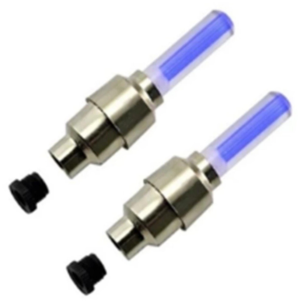 Bộ 2 đèn LED gắn van bánh xe máy ô tô