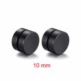 Bộ 2 bông tai nam châm inox 10mm nc108