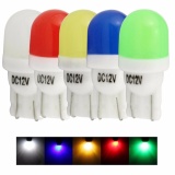 Bộ 2 led T10 thân gốm sứ (sáng đỏ)