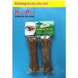 Bộ 2 Xương ống da bò cho chó gặm phù hợp với chó trên 7kg