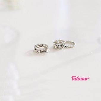 Bộ 3 Nhẫn Midi Flora - Tatiana - N2315 April 2018 - 2 Bộ 3 Nhẫn Midi Flora - Tatiana - N2315 - 2