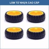 Combo 4 bánh xe cho động cơ giảm tốc - DIY