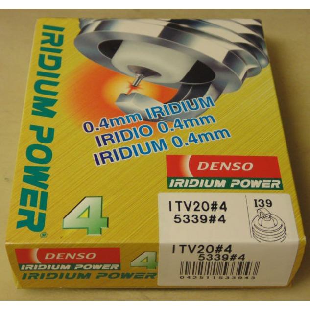 [HCM]Bộ 4 Bugi Ô tô DENSO JAPAN Iridium ITV20 - Dành cho xe hơi và xe ô tô - Made in Japan.