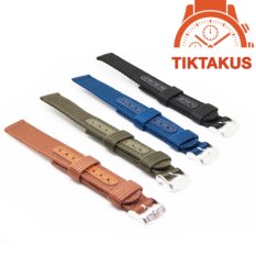 Bộ 4 Dây Vải Dù Pilot Khóa Bạc Cho Đồng Hồ (22mm) – TiktakUS (Đen) bán chạy