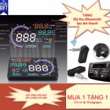 Bộ hiển thị tốc độ và 5 thông số an toàn trên kính lái Head Up Display - Công nghệ tiên tiến của Châu Âu + TẶNG KÈM bộ thu bluetooth trên xe hơi
