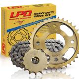 Bộ nhông sên dĩa LPD dành cho xe Sirius FI, Taurus 15/41T (màu đen)