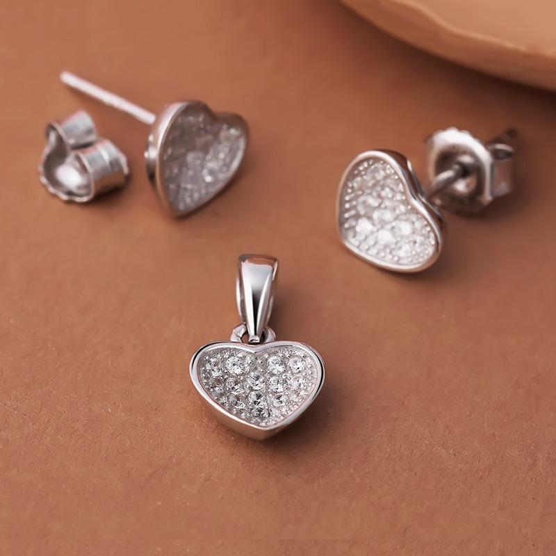 Bộ trang sức bạc Leona Love | Eropi
