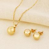 Bộ trang sức ngọc trai tự nhiên mạ vàng 14k