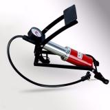 [HÀNG CHUẨN, UY TÍN 1 ĐỔI 1] Bơm Hơi Đạp Chân Đa Năng Ô Tô, Xe Máy - Bơm hơi xe đạp xe máy ô tô đạp chân mini 1 ống bơm (Đỏ)