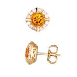Bông tai nữ mạ vàng 14k - bong006