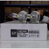 BH 24 tháng - Chân 9012 - Vàng 4300k - Cặp bóng đèn Led xe Cree XHP70 L7 chân 9012