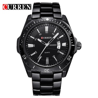 Bounabay Brand Watch Men Watches Male Date Business Clocks Sport Military Clock Steel Quartz 8110 - intl  