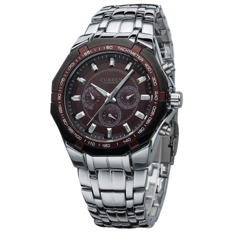 Bounabay Brand Watch Relogio Masculino Curren Watches Men Luxury Stainless Steel Analog Quartz Waterproof Sport Clock Men Wristwatch 8084 -...