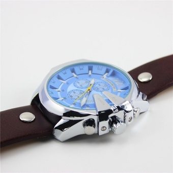 Bounabay Brand Watch Relogio Masculino Golden Men Watches Luxury Popular Quartz Gold Watches Clock Wrist 8176 - intl  