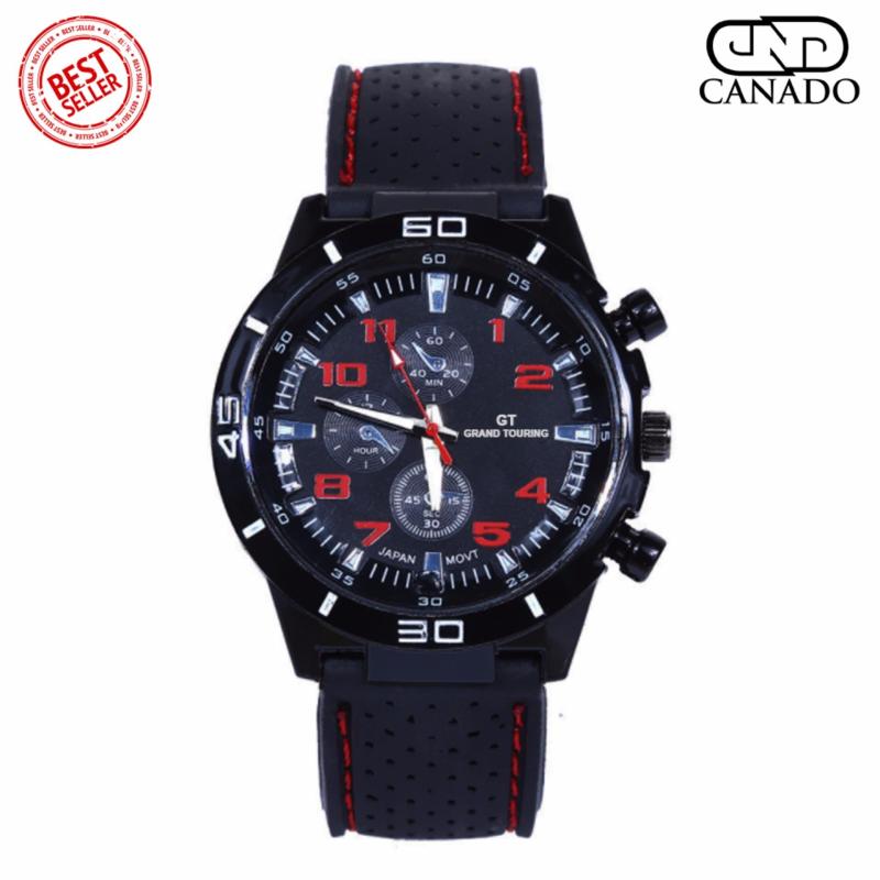 Nơi bán CANADO Đồng Hồ Nam Thể Thao Grand Touring Sport Red Men (Đen Phối Đỏ)