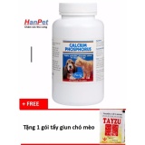 Canxi chắc xương chó mèo calcium phosphorus - mỹ - tặng 1 gói tẩy giun chó mèo định kỳ
