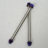 Cặp Cốt trục kiểng trước sau Inox 304 dành cho Wave,Dream (2 đầu ren ốc xi titan)