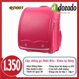 Cặp Randoseru - Cặp chống gù lưng Nhật Bản Khóa tự động (Màu Hồng Đậm)