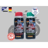 Cặp sản phẩm Bluechem Làm sạch Động cơ xe máy (Oil + Fuel System Cleaner)