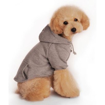 chechang Fashion Soft Cotton Dog Hoodie Pet Clothes - intl