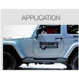 Chữ DISCOVERY kích thước tiêu chuẩn dán cánh cửa xe hơi