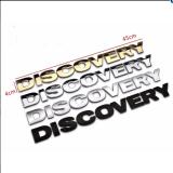 Chữ nổi 3d dán nắp capo xe hơi discovery màu bạc