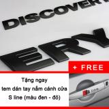 Chữ nổi 3d discovery dán nắp capo xe hơi + tặng tem dán tay nắm cánh cửa xe sline