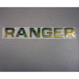 Chữ Nổi 3D RANGER Cá Tính Cho Xe Hơi (Vàng)
