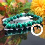 Chuỗi Tay Đá Phong Thủy Malachite 8li