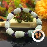 Chuỗi tay phong thủy hồ lô đá cẩm thạch tự nhiên