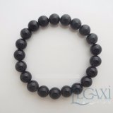 Chuỗi vòng đeo tay đá thạch anh tóc đen tự nhiên 8mm qa01 legaxi