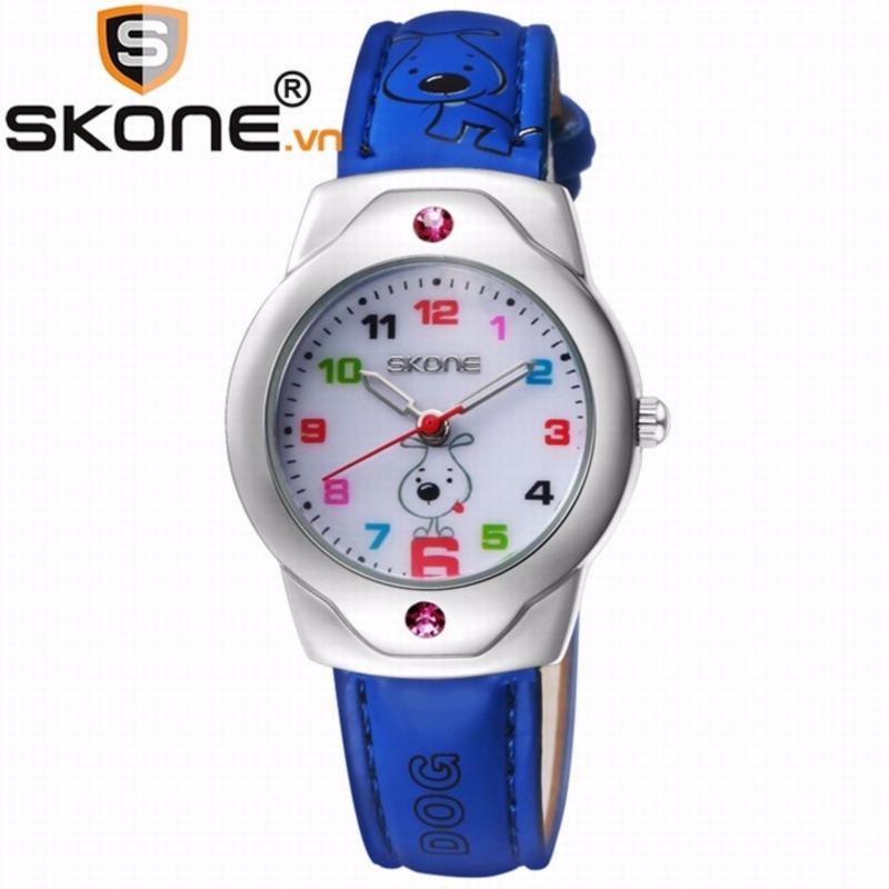 Combo 02 đồng hồ bé gái SKONE - dây da 3149-1 bán chạy
