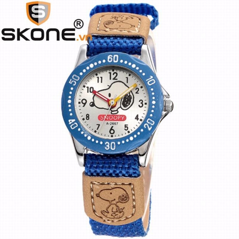 Combo 02 đồng hồ bé gái SKONE - dây dù 2667-2-H bán chạy