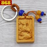 Combo 3 móc khóa tuổi Mùi - gỗ hoàng