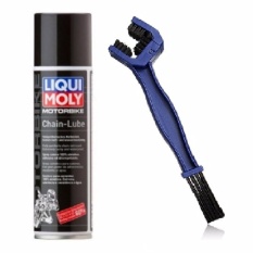 [Mẫu mới]Combo Liqui Moly Motor Bike Chain Lube 250ml & Cây Chà Sên