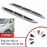 COMBO mang cá dán xe hơi + ăng ten vây cá thể thao