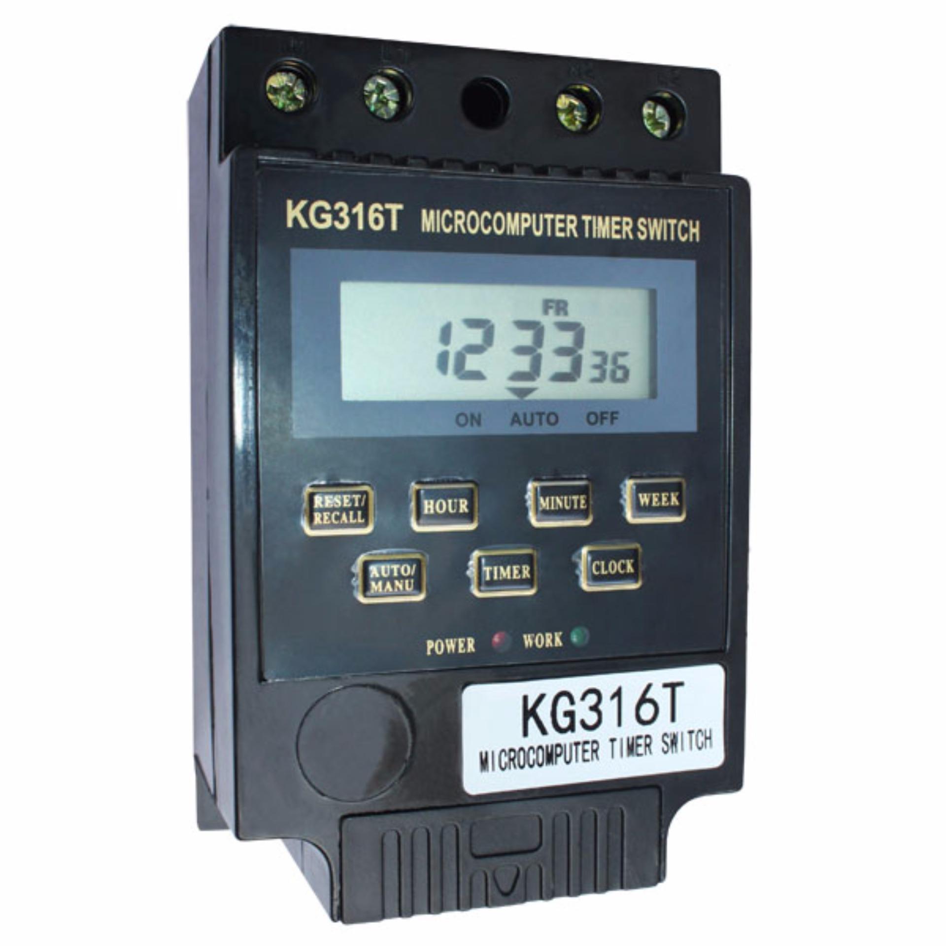 Công Tắc Hẹn Giờ 16 Chu Kỳ ON OFF- KG316T (Loại Có Biến Áp Cách Ly)