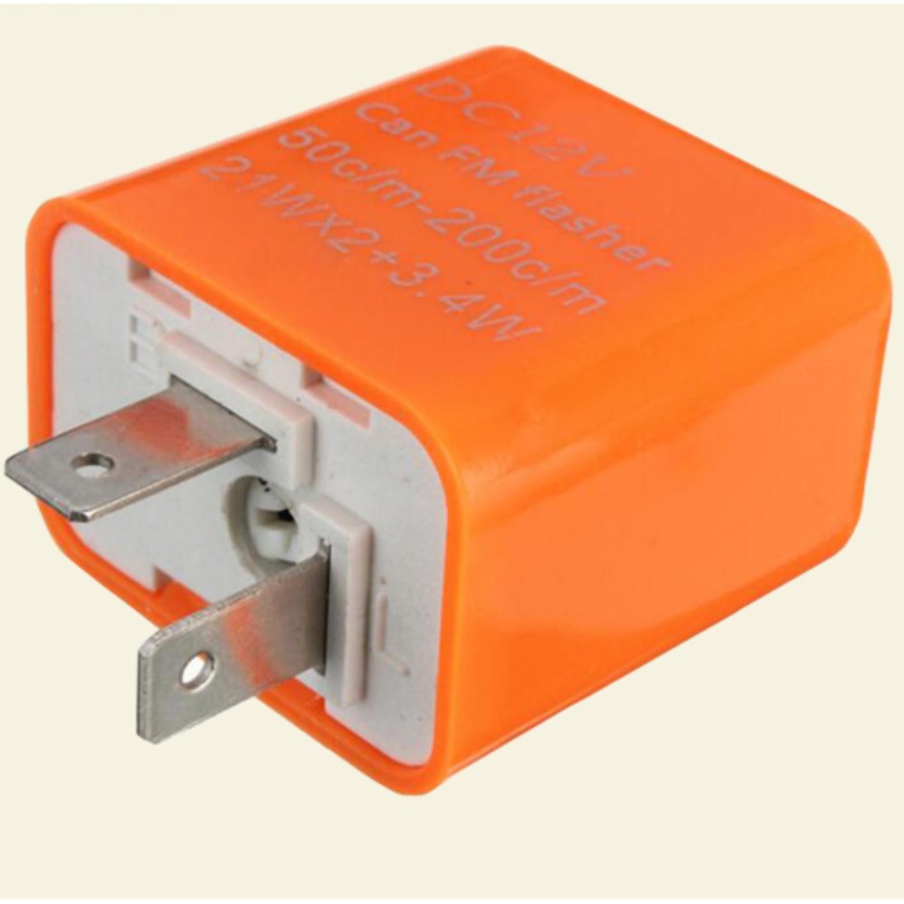 Cục chớp xi nhan điện tử xe máy 12v - Điều chỉnh tốc độ chớp dùng cho xi nhan Led