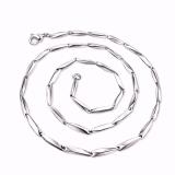 Dây chuyền nam inox trắng hỏa tiễn thời trang 3mm