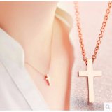 Dây Chuyền Thánh Giá Titan Ko Đen Tt 0338