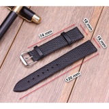 Dây da đồng hồ 18 mm, da bò thật  ( Genuine leather) tạo vân thằn lằn( lizard skin)