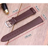 Dây da đồng hồ 18 mm, da bò thật  ( Genuine leather) tạo vân thằn lằn( lizard skin)